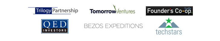 Our Investors: Trilogy Partnership, Founders Co-Op, Bezos Expeditions, and TomorrowVentures.